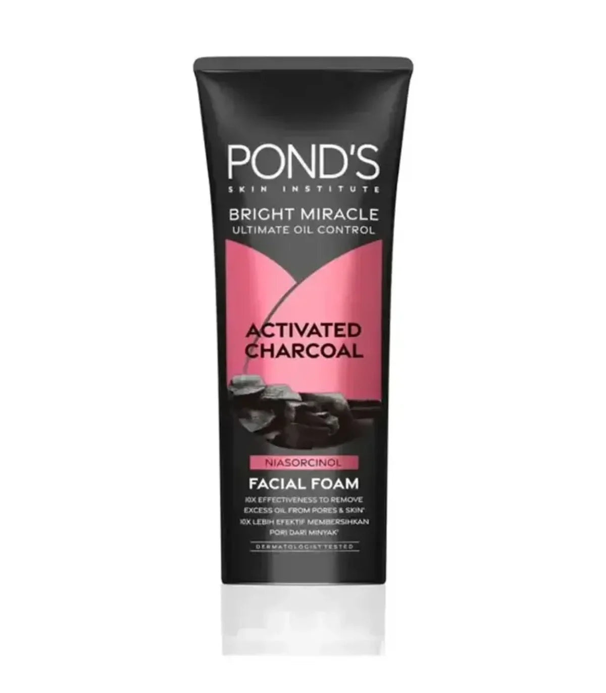 Pond's Bright Miracle Activated Charcoal Niasorcinol Facial Foam,100g