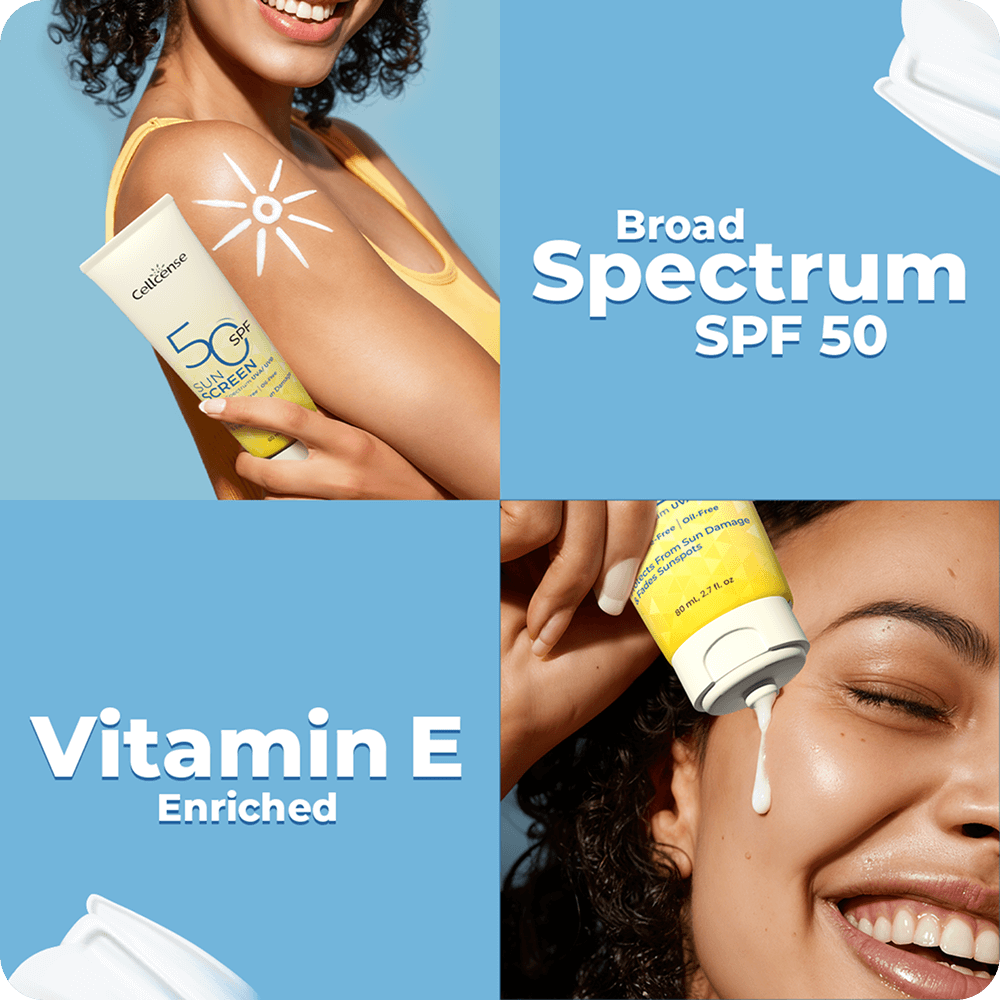 Cellcense Sunscreen SPF 50 benefits