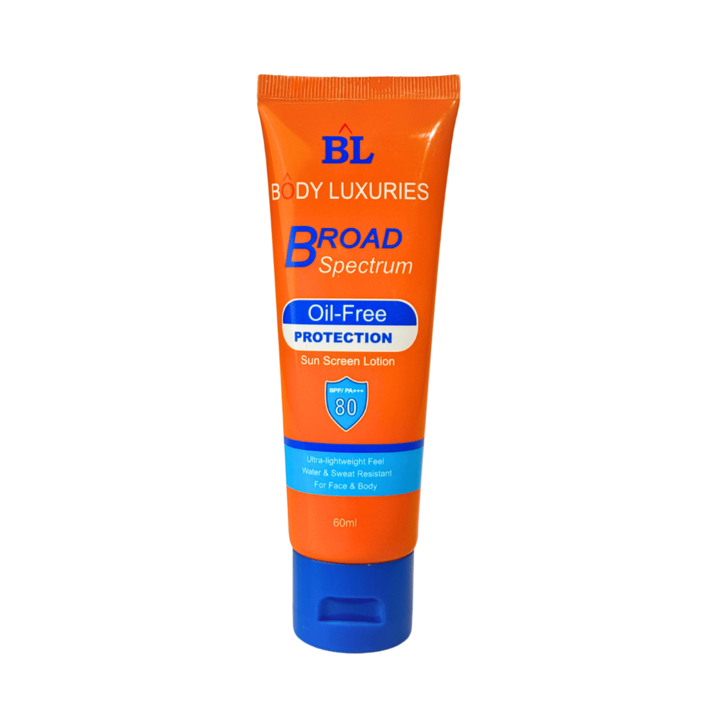 Body Luxuries Broad Spectrum Sun Screen Lotion SPF-80 60gm