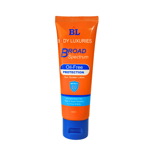 Body Luxuries Broad Spectrum Sun Screen Lotion SPF-80 60gm