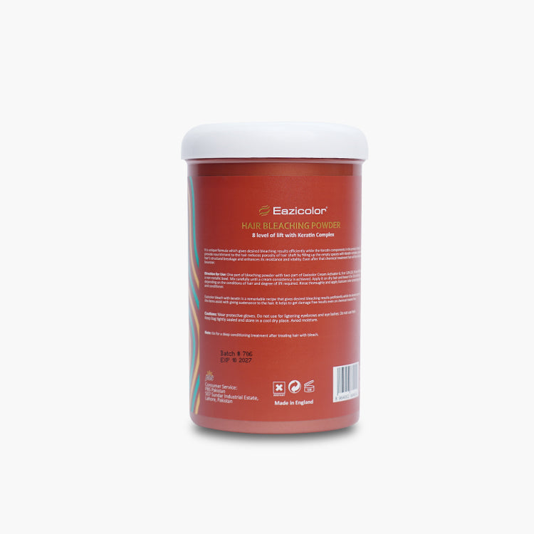 Eazicolor Bleach with Keratin - back